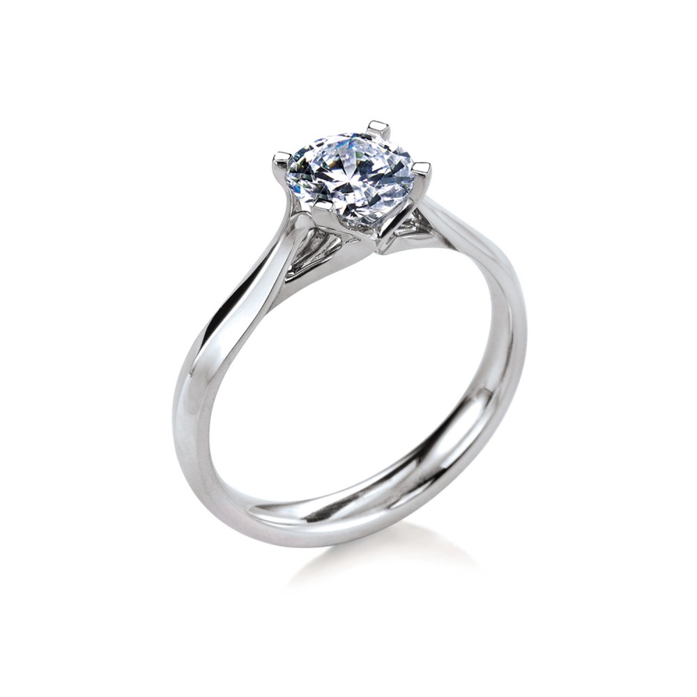 1.5 Ct Round Moissanite Westray Solitaire Engagement Ring