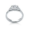 2 Ct Round Moissanite Eorsa Pav?Engagement Ring