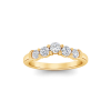 Diamond Luxe Prong Set Curved Band