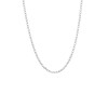 White Gold Adjustable Cable Chain