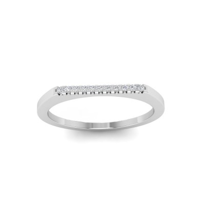 Pavé Flat Top Ring