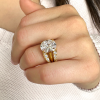 Moissanite Classic Milgrain Ring Jacket