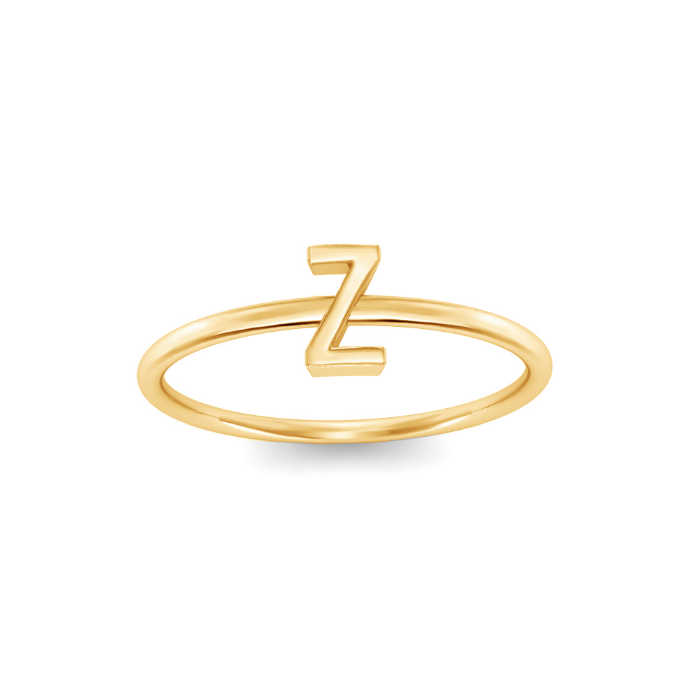 Z deals letter ring