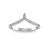 Marquise Diamond Nesting Chevron Ring