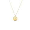 Gold & Diamond Zodiac Charm Necklace - Scorpio