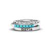 Blue Skies Turquoise Personalized Ring Stack