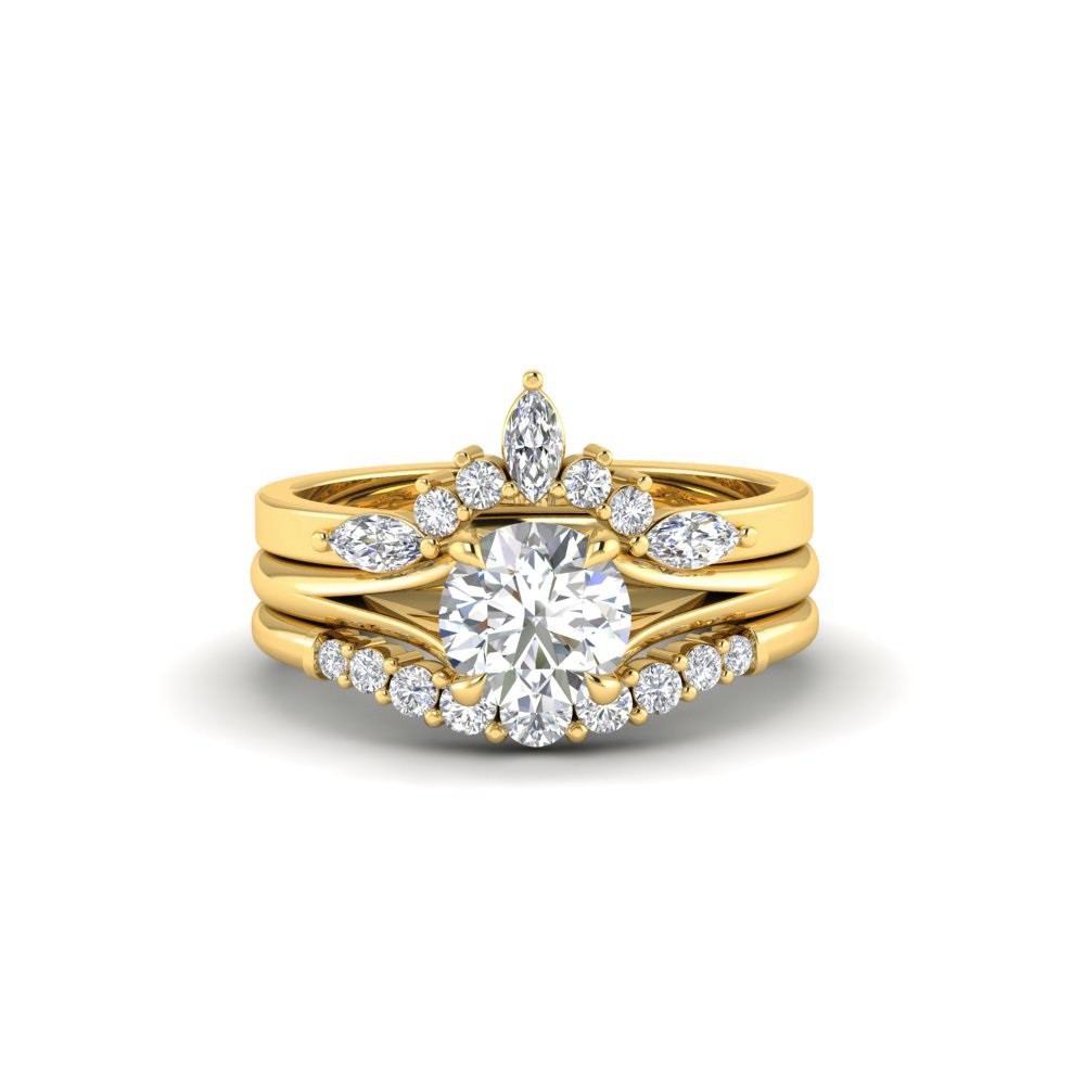 1.6 Ctw Nesting Engagement 
Ring Stack