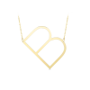 Large Gold Initial Necklace B