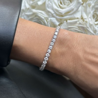 14 Ctw Moissanite Tennis Bracelet