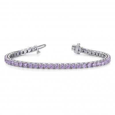 2 Ctw Amethyst Birthstone Classic Tennis Bracelet