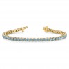 2 Ctw Aquamarine Birthstone Classic Tennis Bracelet