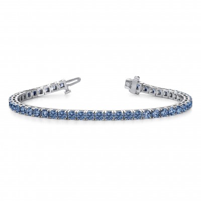 2 Ctw Sapphire Birthstone Classic Tennis Bracelet