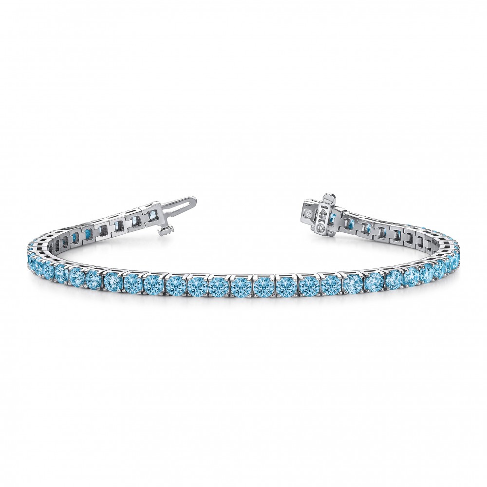 2 Ctw Topaz Birthstone Classic Tennis Bracelet