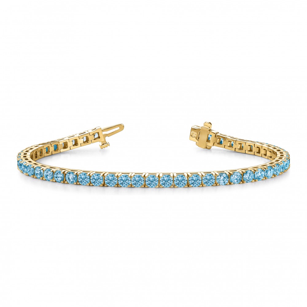 2 Ctw Topaz Birthstone Classic Tennis Bracelet