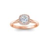 2.15 Ctw Cushion Diamond Classic Halo Engagement Ring