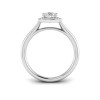 1.15 Ctw Pear Diamond Classic Halo Engagement Ring