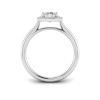 1.65 Ctw Round CZ Classic Halo Engagement Ring