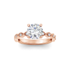 2.6 Ctw CZ Infinity Milgrain Engagement Ring