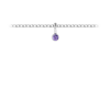 Birthstone Bezel Charm - June (Created Alexandrite)