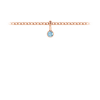 Birthstone Bezel Charm - March (Aquamarine)