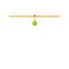 Birthstone Bezel Charm - August (Peridot)