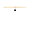 Birthstone Bezel Charm - September (Sapphire)