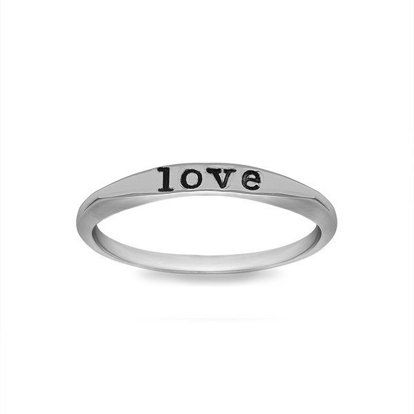 Personalized Soft Edge Flat Top Ring - SR101-SSPLWG