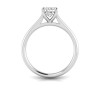 1 Ct Oval CZ Comfort Fit Solitaire Engagement Ring