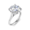 5 Ct Round CZ Comfort Fit Solitaire Engagement Ring