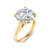 5 Ct Round Lab Diamond Comfort Fit Solitaire Engagement Ring