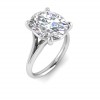 5 Ct Oval CZ Split Shank Solitaire Ring