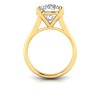 5 Ct Round CZ Split Shank Solitaire Ring