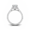 2.30 Ctw Oval Diamond Hidden Halo Timeless Pavé Engagement Ring