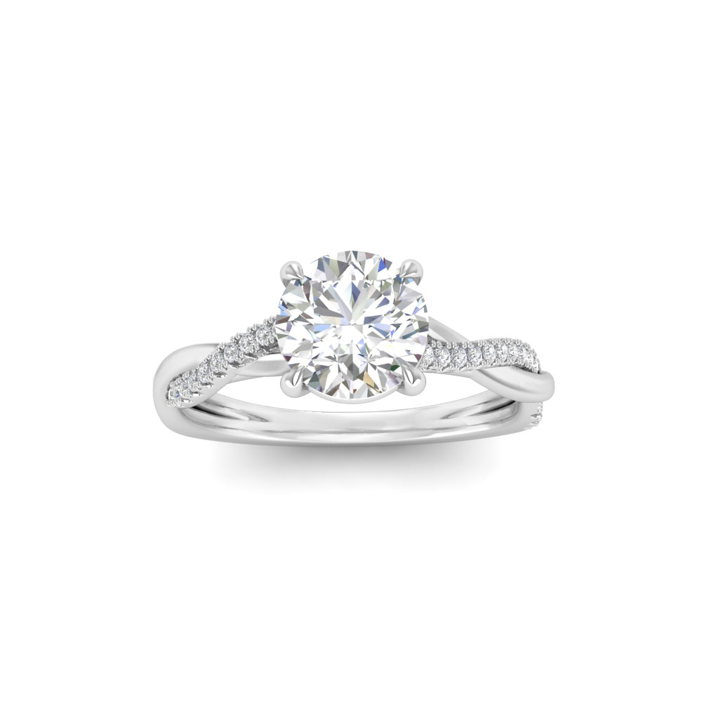 Twisted Vine Engagement Ring Setting