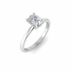 .75 Ct Elongated Cushion Lab Diamond Solitaire Engagement Ring