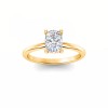 1 Ct Elongated Cushion Lab Diamond Solitaire Engagement Ring