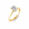 1 Ct Elongated Cushion Lab Diamond Solitaire Engagement Ring