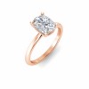 2.5 Ct Elongated Cushion Lab Diamond Solitaire Engagement Ring