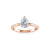 1 Ct Pear Diamond Solitaire Engagement Ring