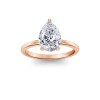 3.5 Ct Pear Moissanite Solitaire Engagement Ring