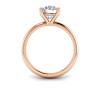 3 Ct Round Lab Diamond Solitaire Engagement Ring