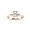 .75 Ct Radiant CZ Solitaire Engagement Ring