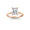 3.5 Ct Radiant Lab Diamond Solitaire Engagement Ring