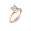 3.5 Ct Radiant Lab Diamond Solitaire Engagement Ring