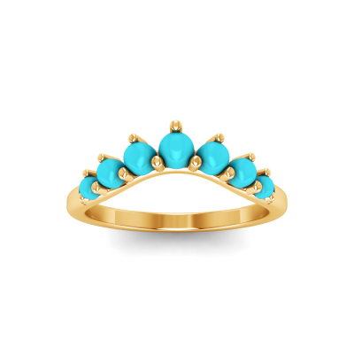 Turquoise Tiara Nesting Ring