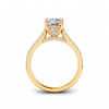 1.92 Ctw Cushion Diamond Gala Hidden Halo Engagement Ring