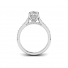 2.42 Ctw Pear Diamond Gala Hidden Halo Engagement Ring