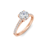 1.92 Ctw Round Diamond Gala Hidden Halo Engagement Ring