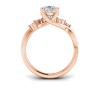 2.16 Ctw Pear Diamond & Marquise Vine Engagement Ring