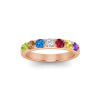 7 Stone Birthstone Ring